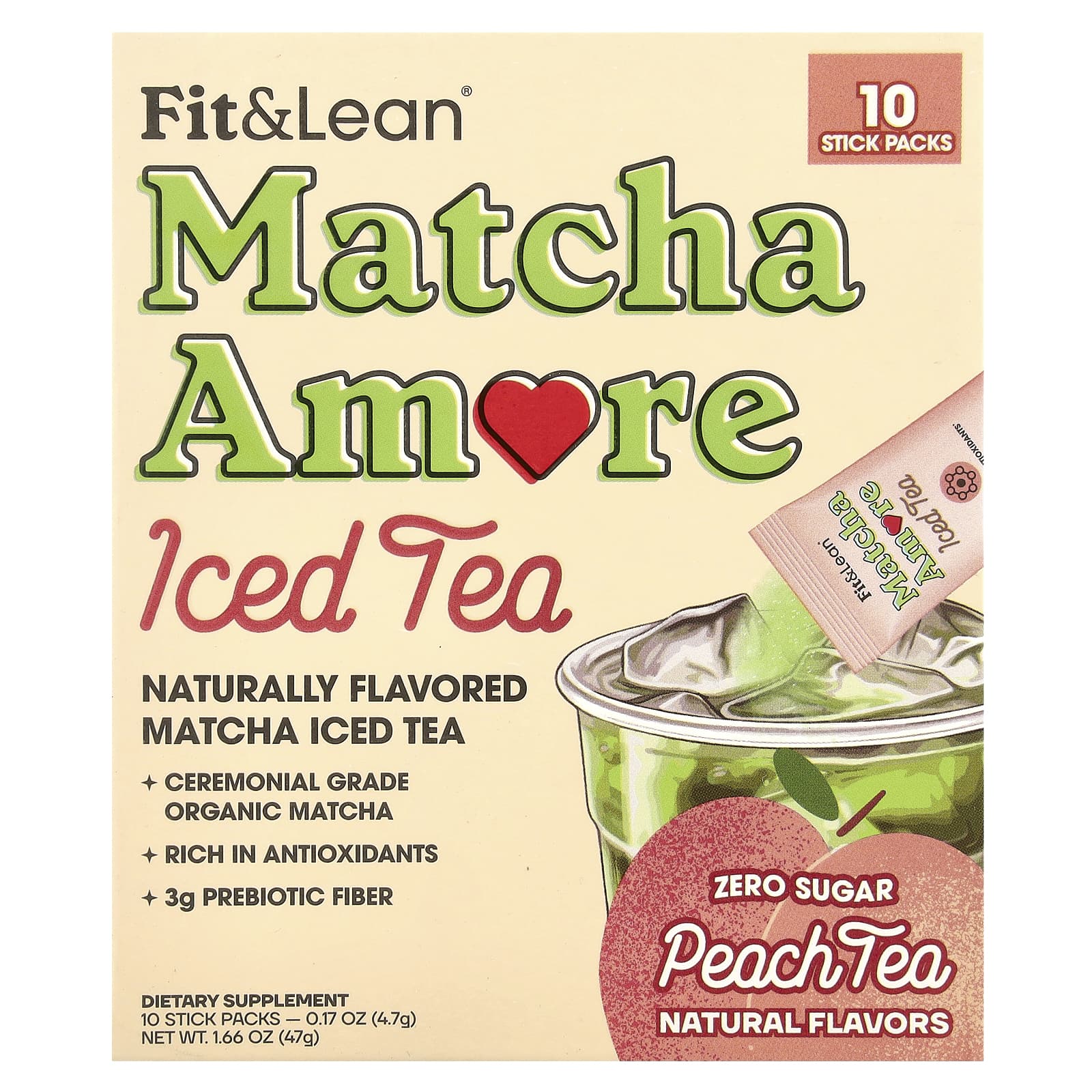 Boost Energy & Focus with Fit & Lean Matcha Amore Iced Tea - Image 1