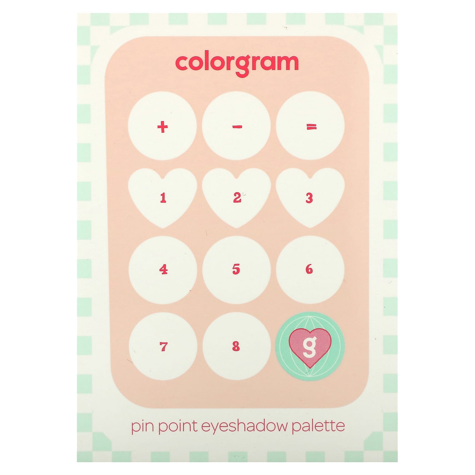 Colorgram 10-Piece Eyeshadow Palette in Peach & Coral Shades - Image 2