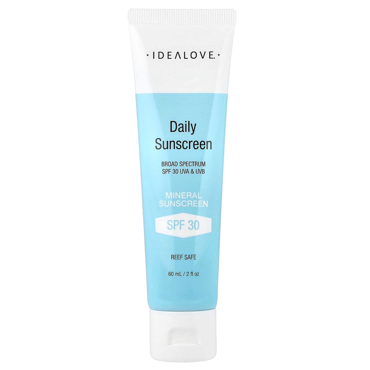 Idealove Daily Mineral Sunscreen, SPF 30, 2 fl oz (60 ml) - Image 1