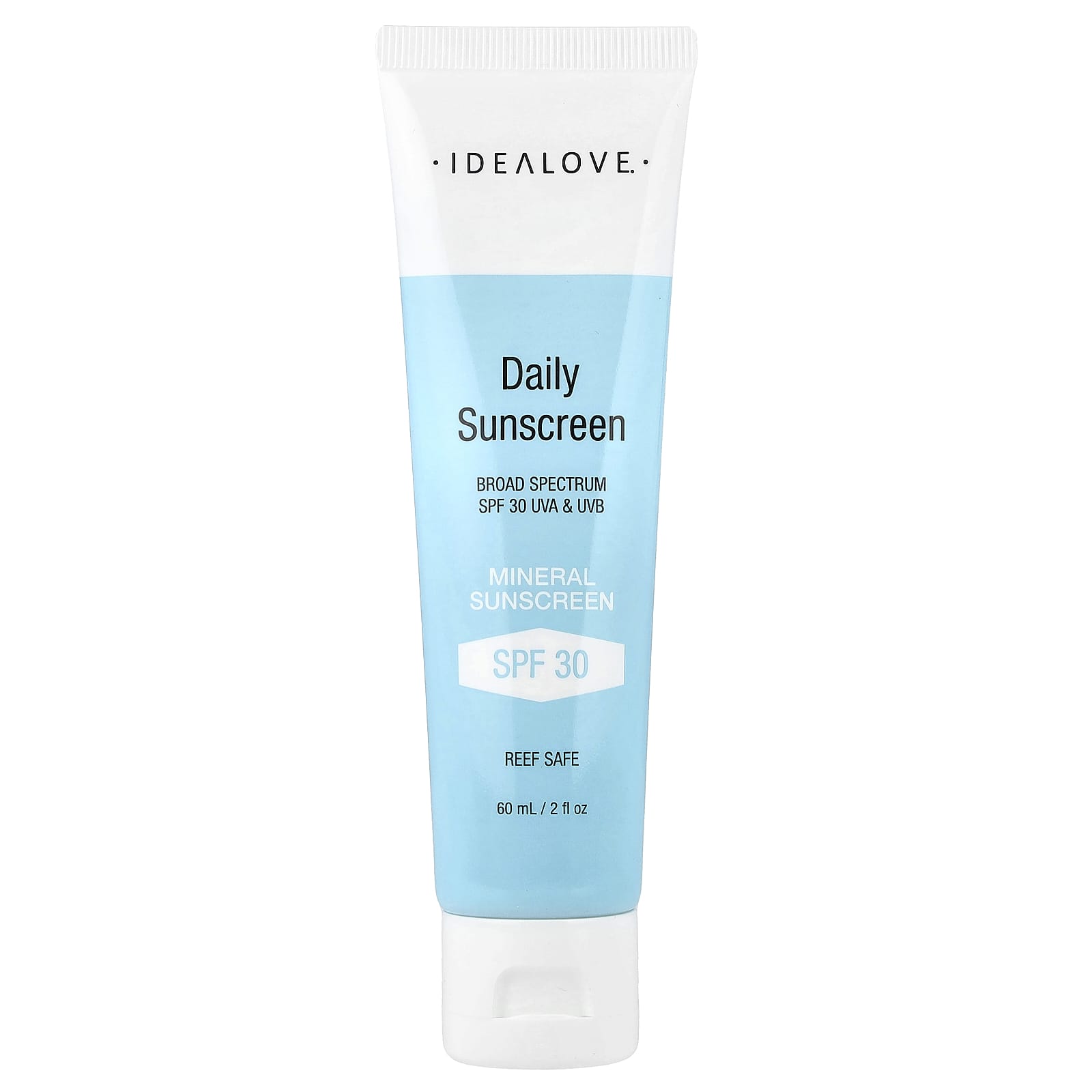 Idealove Daily Mineral Sunscreen, SPF 30, 2 fl oz (60 ml) - Image 1