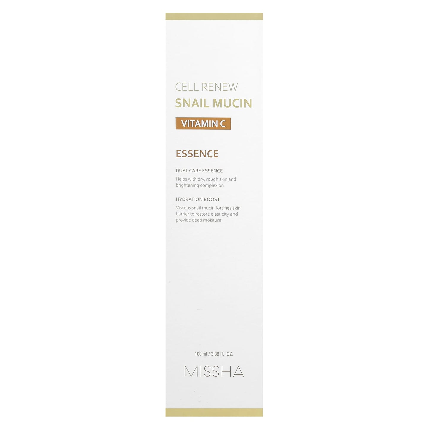 Missha, Cell Renew Snail Mucin, Vitamin C Essence, 3.38 fl oz (100 ml) - Image 2