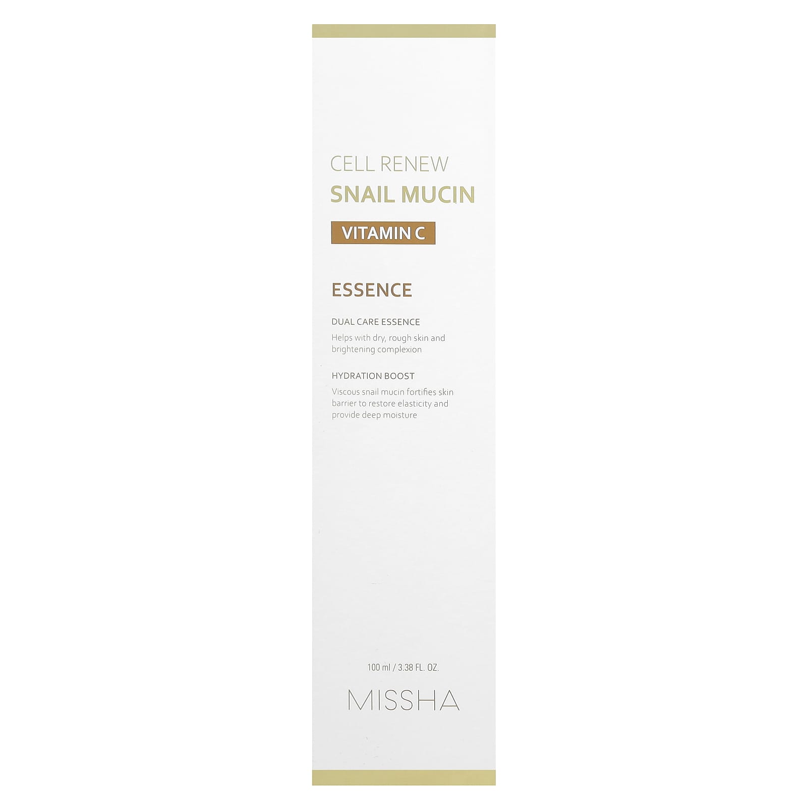 Missha, Cell Renew Snail Mucin, Vitamin C Essence, 3.38 fl oz (100 ml) - Image 2