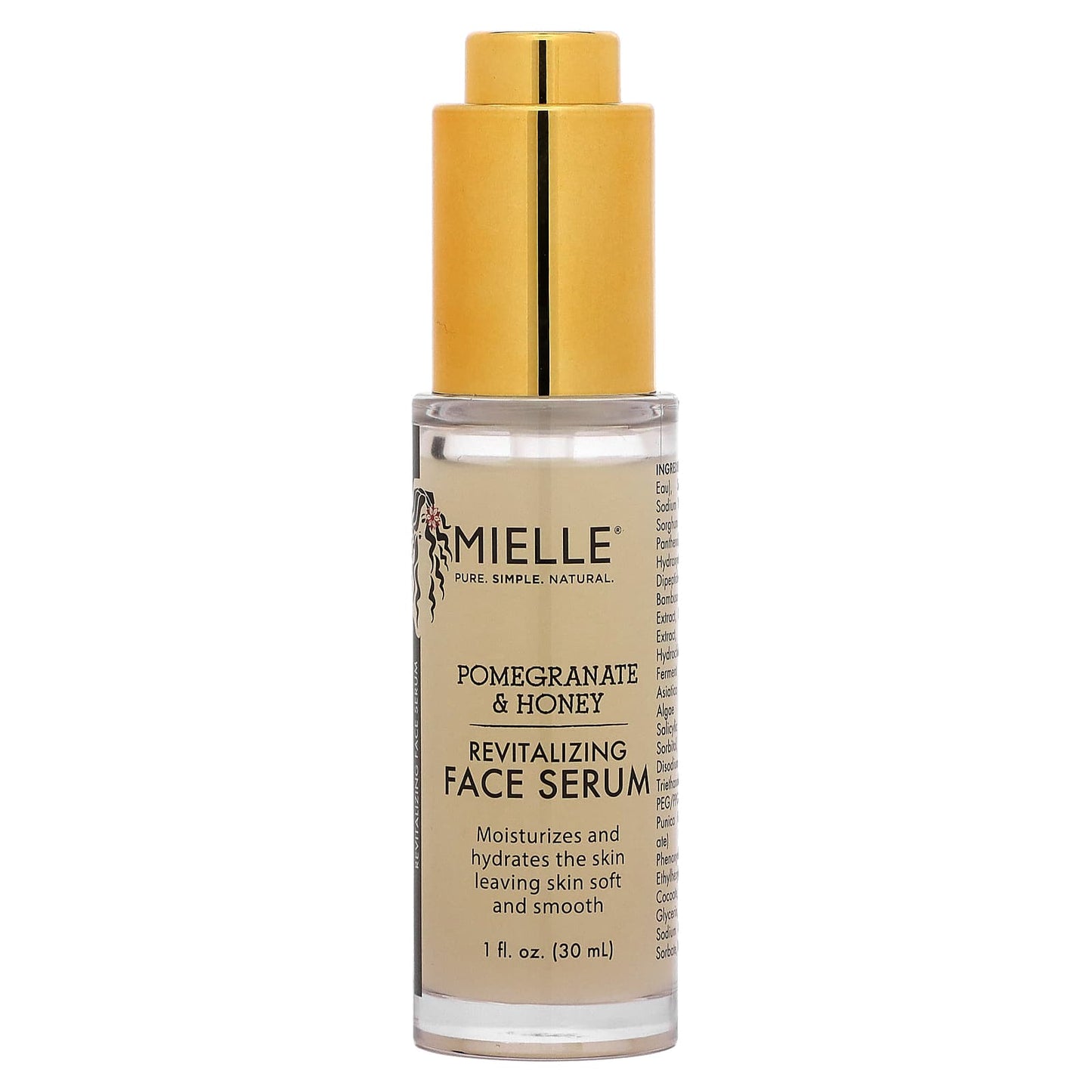 Mielle, Revitalizing Face Serum, Pomegranate & Honey, 1 fl oz (30 ml) - Image 1