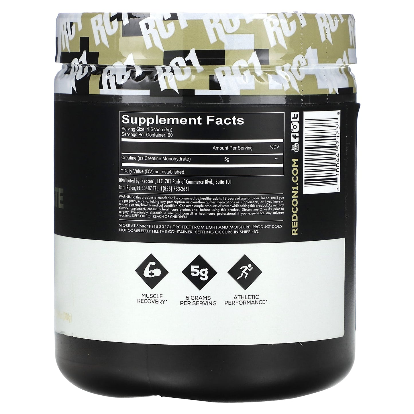 Redcon1, Creatine Monohydrate, 10.58 oz (300 g) - Image 2