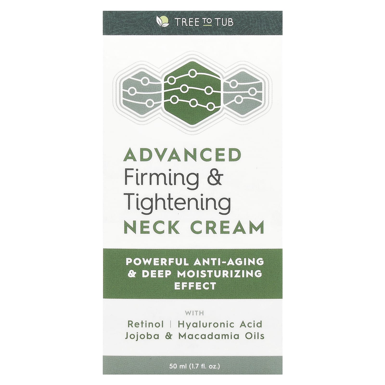 Tree To Tub, Advanced Firming & Tightening Neck Cream, 1.7 fl oz (50 ml) - Image 2
