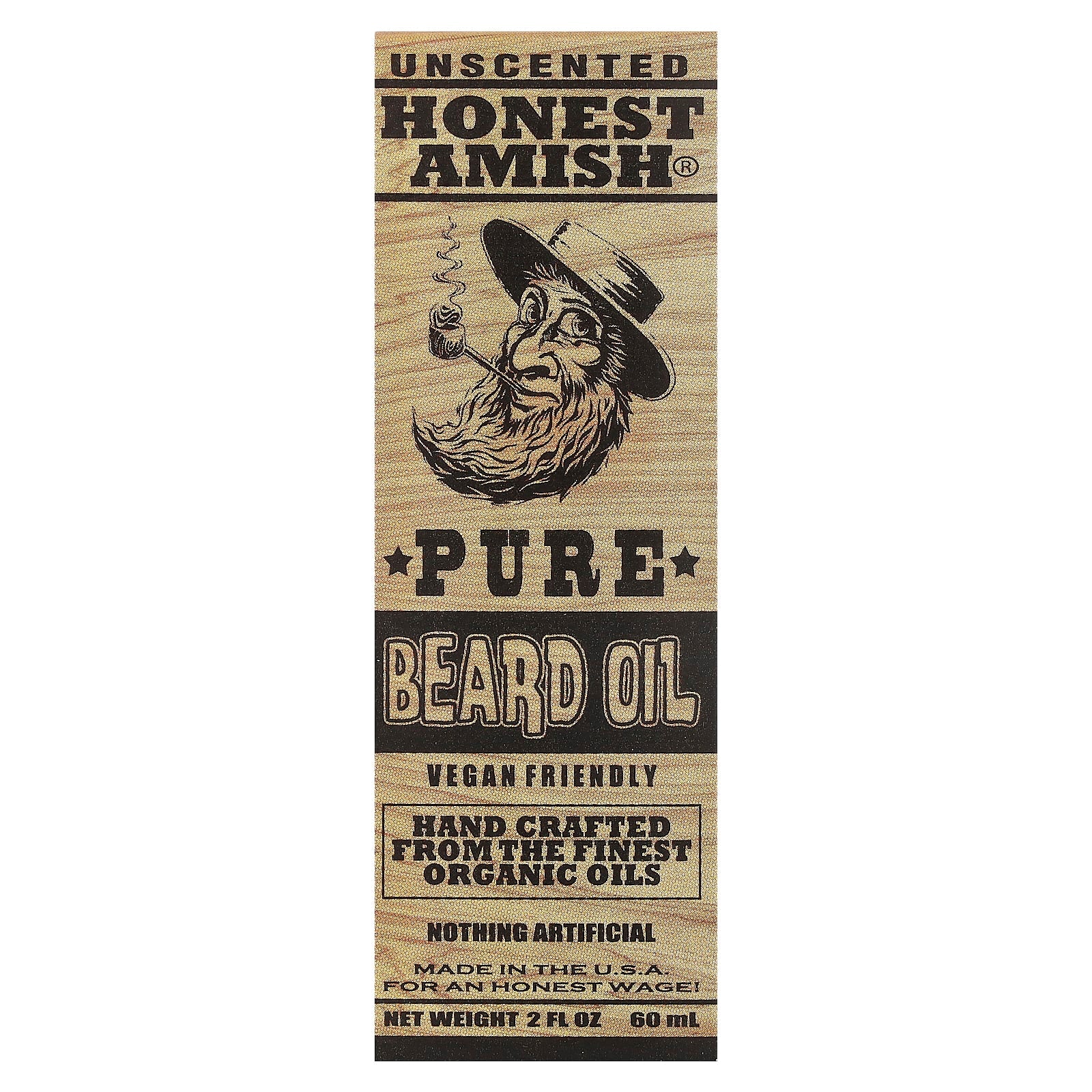 Honest Amish Unscented Beard Oil for a Healthy Beard - Image 2
