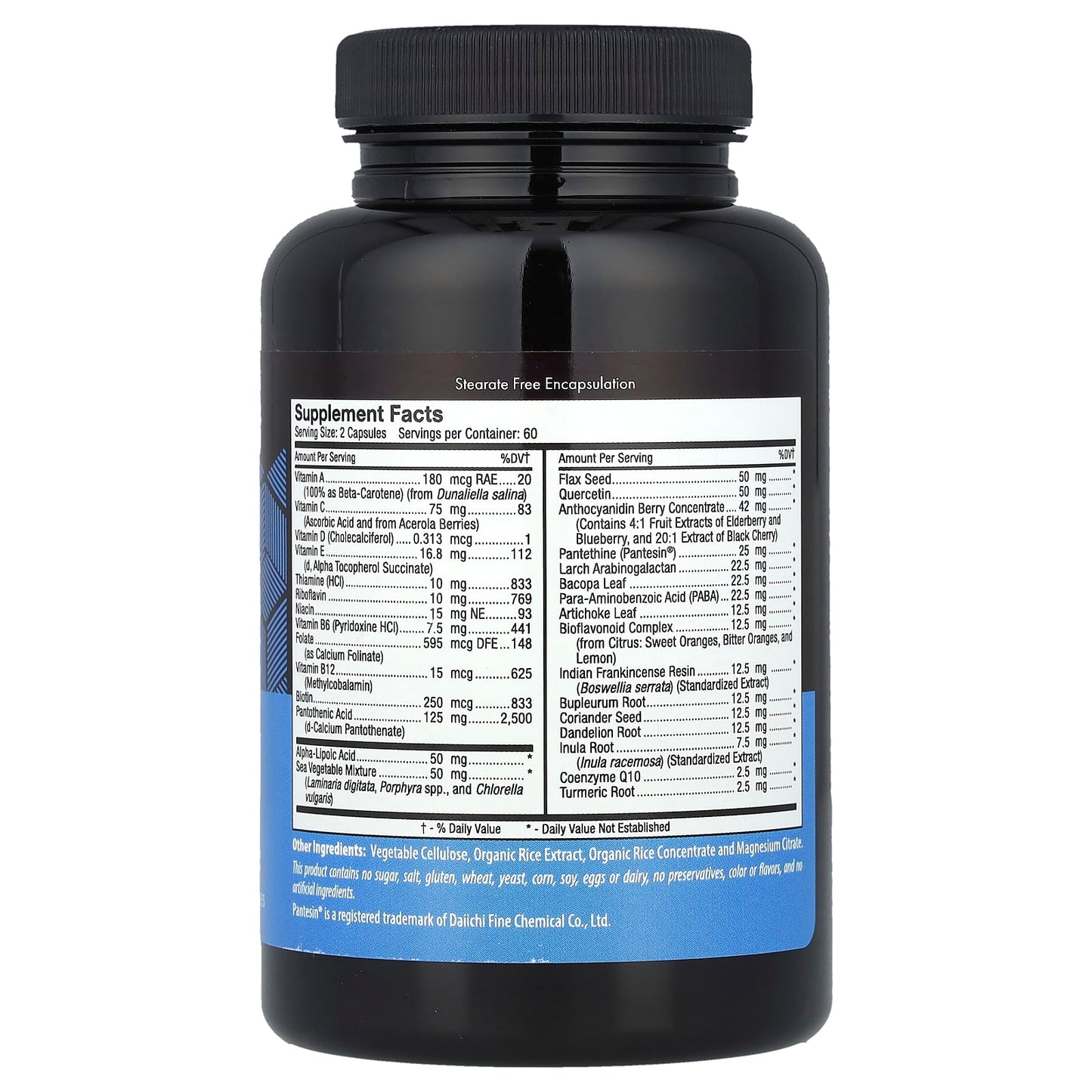 Type A Blood Multivitamin Supplement by D'adamo - 120 Capsules - Image 2