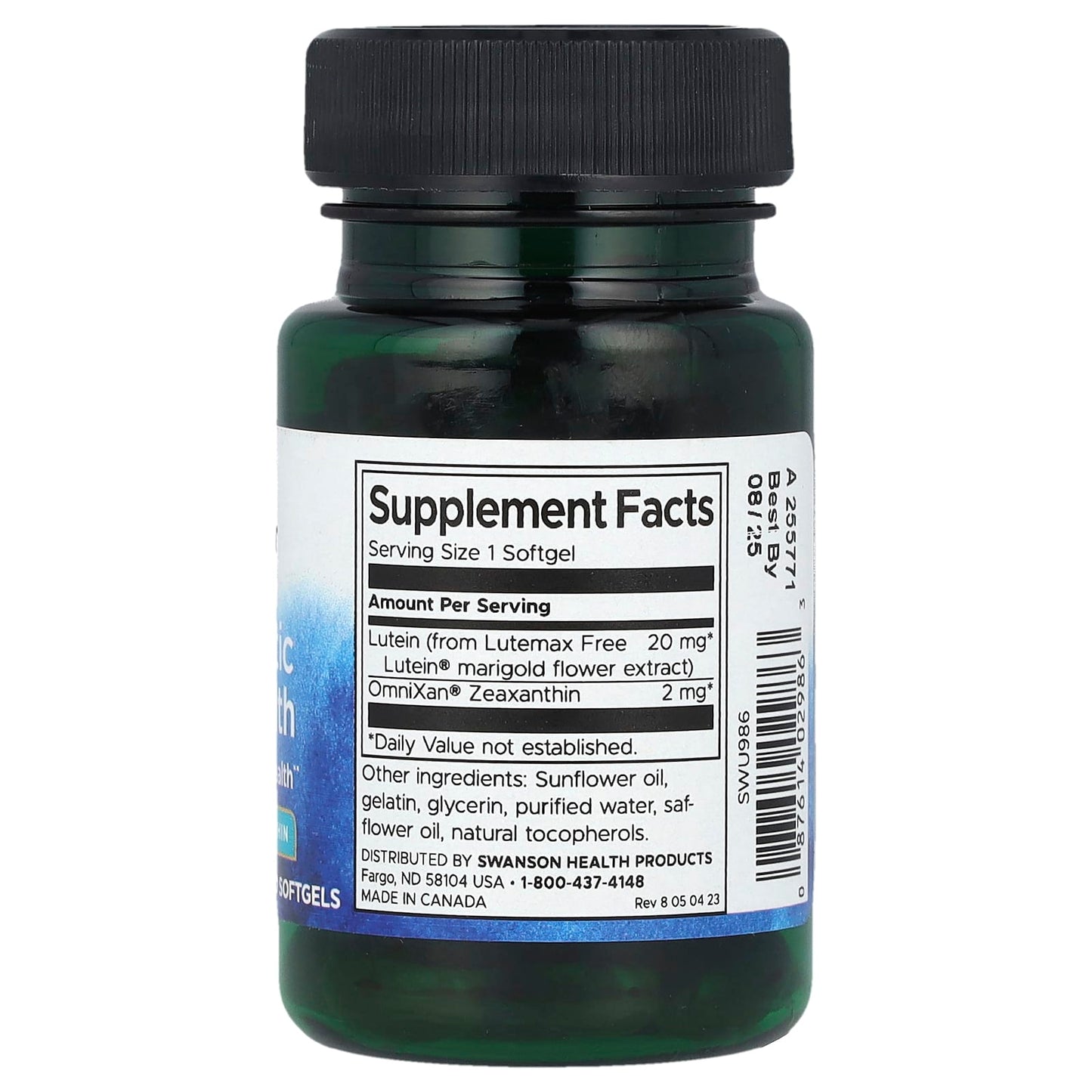 Swanson, Synergistic Eye Health, 60 Softgels - Image 2