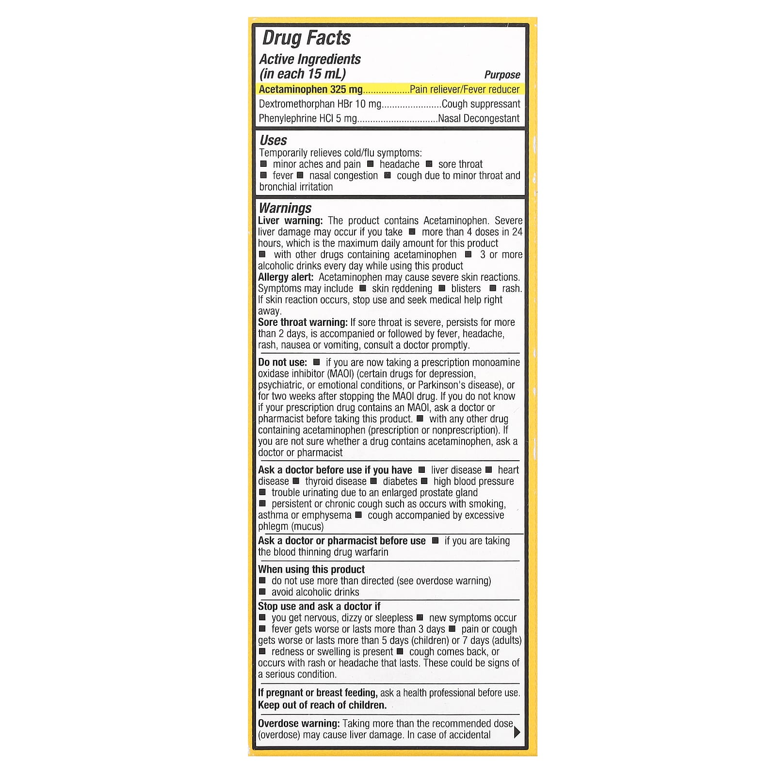 Tukol, Honey Multi Symptom, Cold & Flu, Day Time, Ages 12+, Natural Honey, 4 fl oz (118 ml) - Image 2