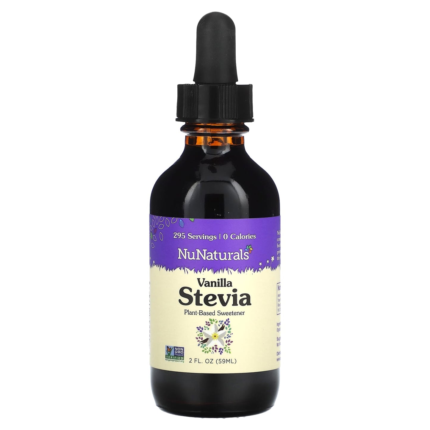 NuNaturals, Vanilla Stevia, 2 fl oz (59 ml) - Image 1