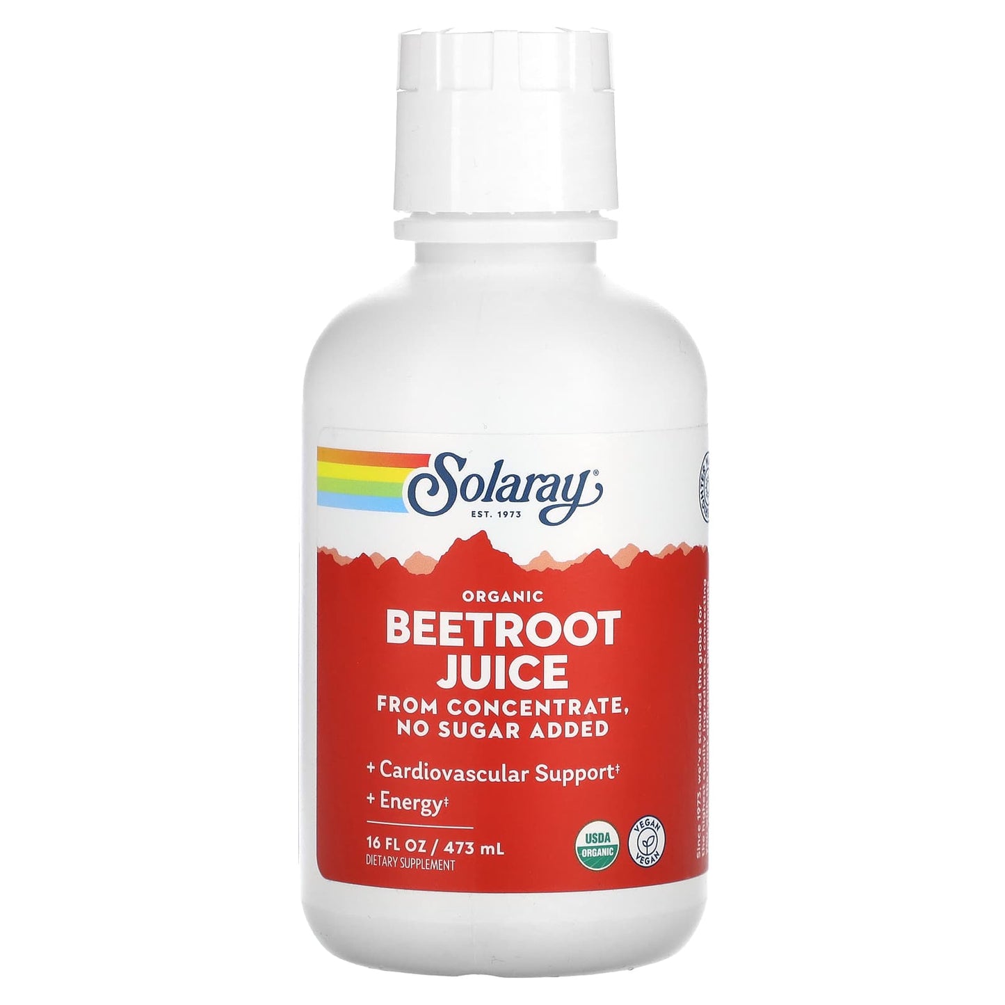 Solaray, Organic Beetroot Juice, 16 fl oz (473 ml) - Image 1