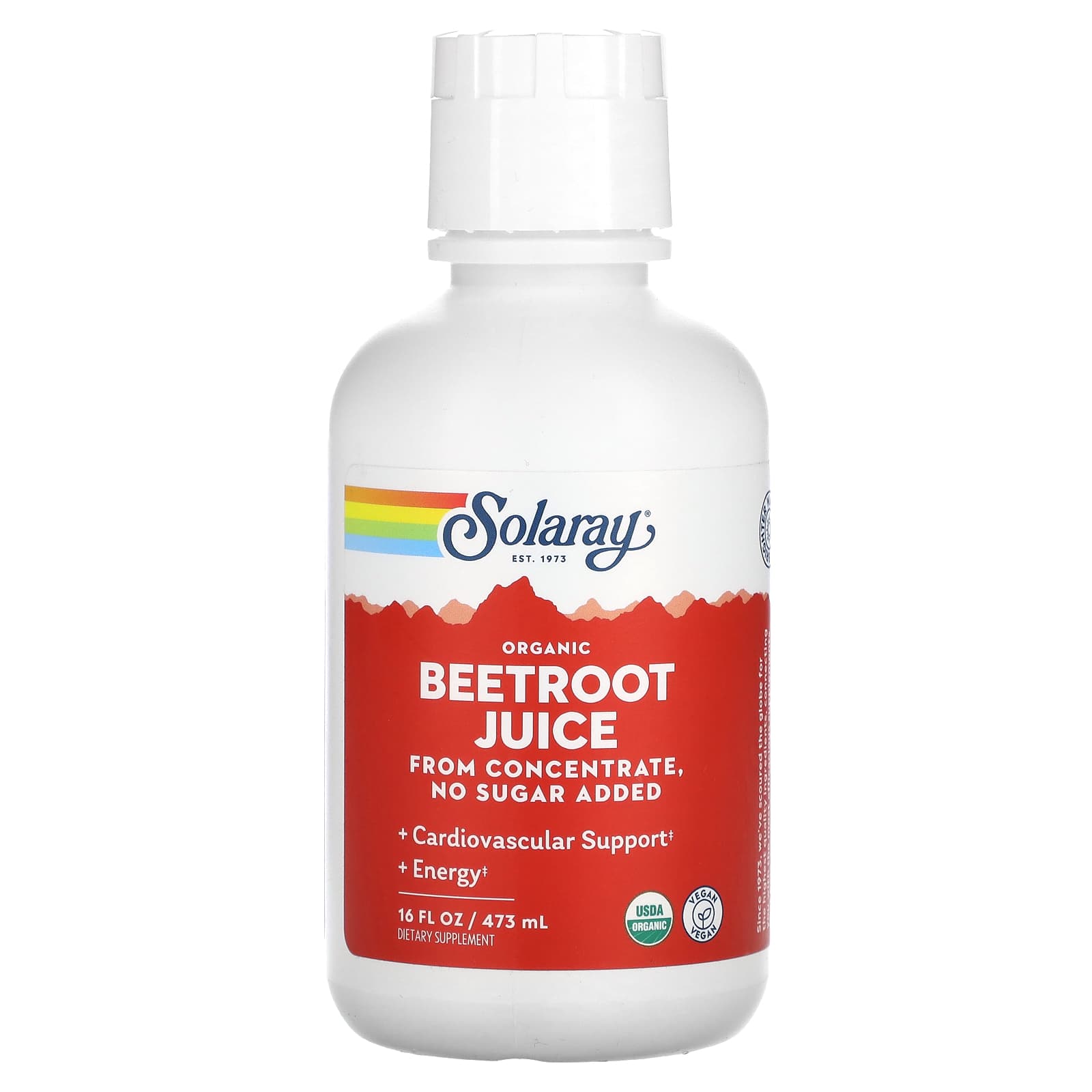 Solaray, Organic Beetroot Juice, 16 fl oz (473 ml) - Image 1