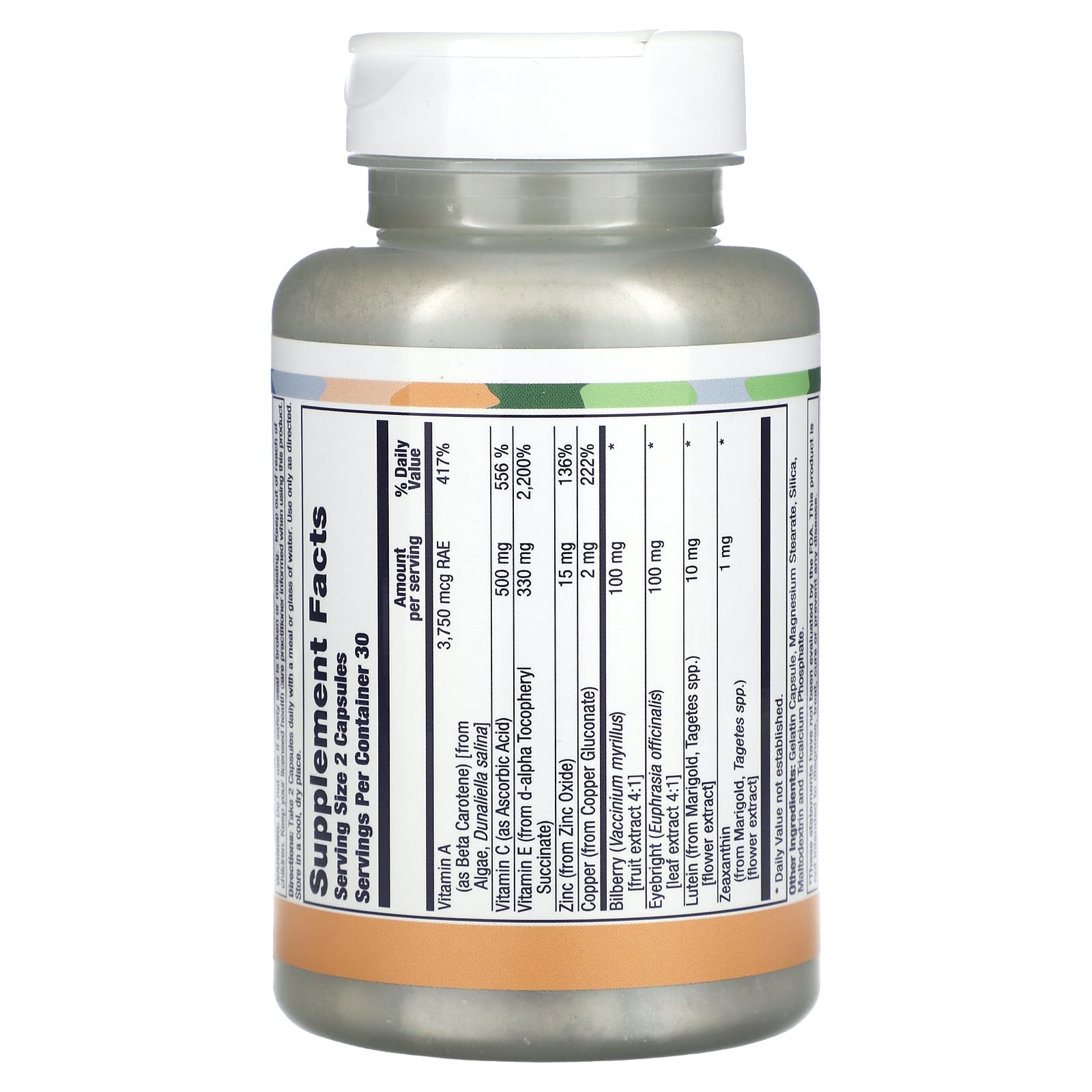 LifeTime Vitamins, Brite Eyes, Antioxidant Formula, 60 Capsules - Image 2