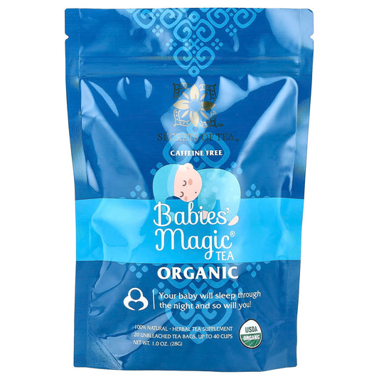 Secrets of Tea, Babies' Magic® Tea, Caffeine Free, 20 Unbleached Tea Bags, 1 oz (28 g) - Image 1