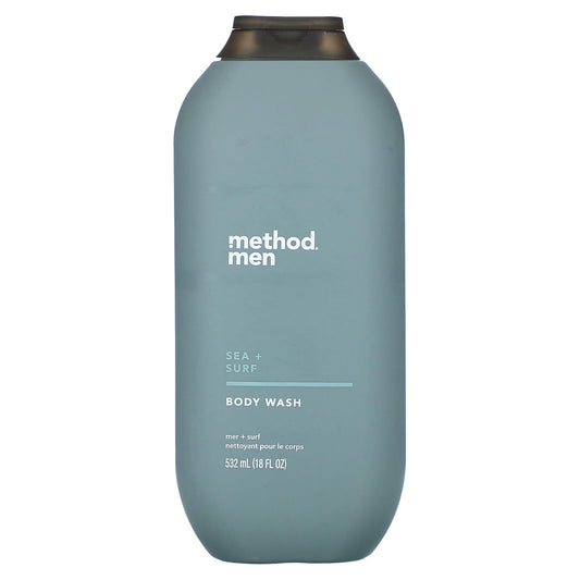 Method, Men, Body Wash, Sea + Surf, 18 fl oz (532 ml) - Image 1