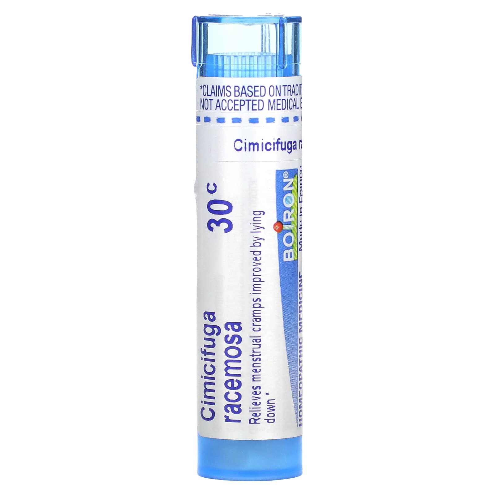 Menstrual Cramp Relief with Boiron Cimicifuga 30C Homeopathic Pellets - Image 1