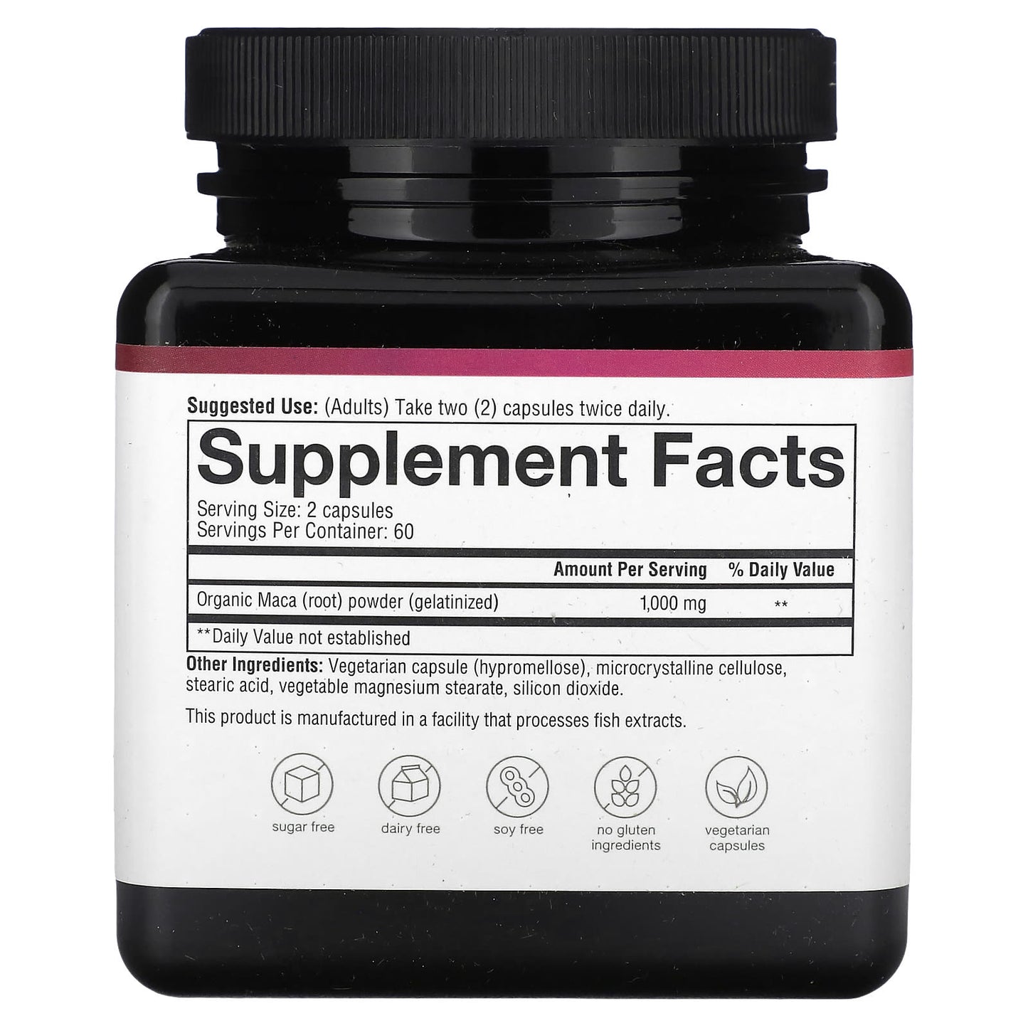 Youtheory, Women's Maca Root, 120 Vegetarian Capsules (500 mg per Capsule) - Image 2