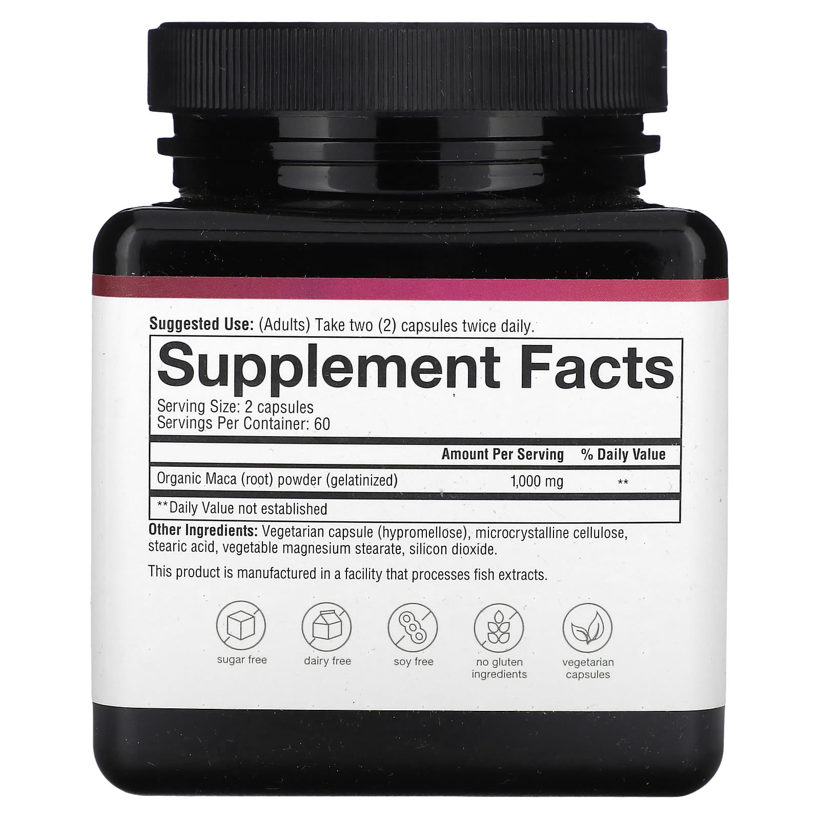 Youtheory, Women's Maca Root, 120 Vegetarian Capsules (500 mg per Capsule) - Image 2