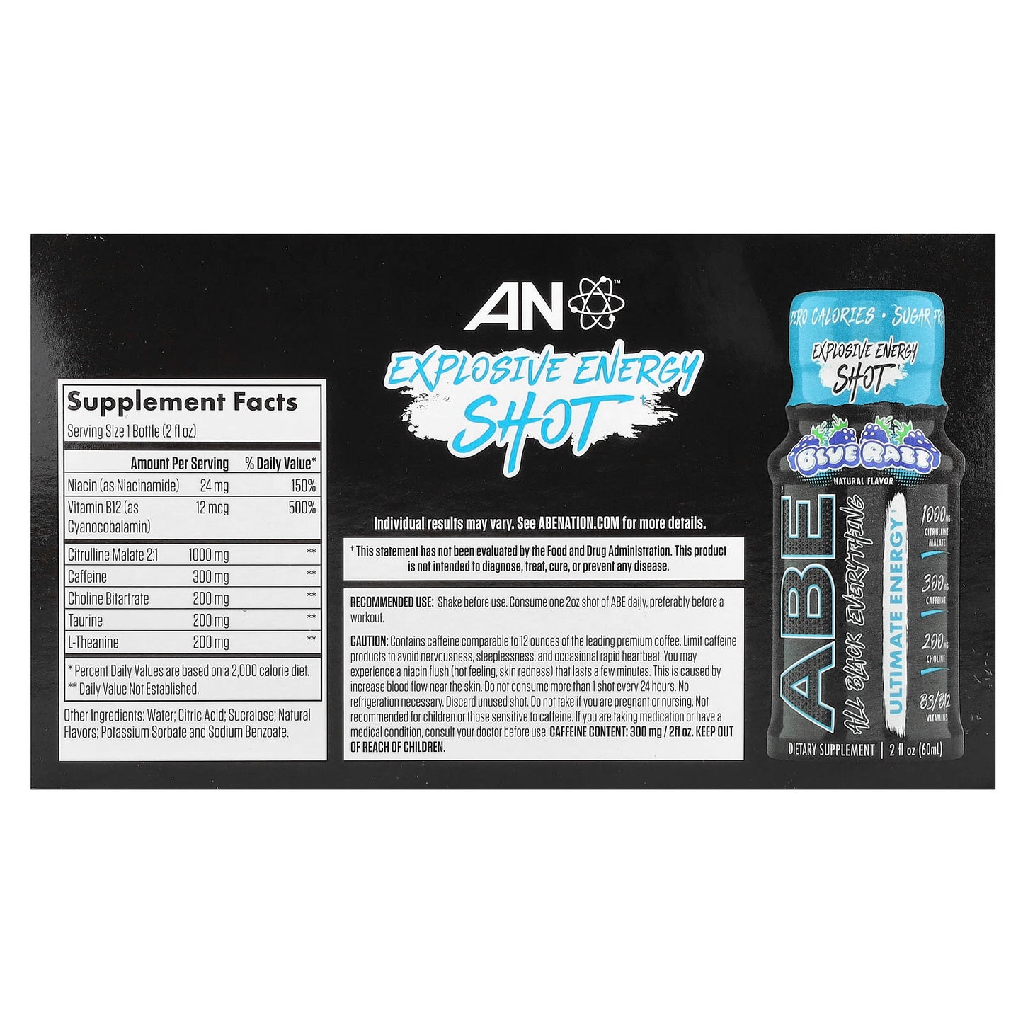 Boost Your Energy with ABE Ultimate Energy Blue Razz - Image 2