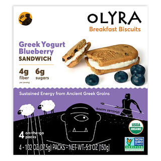 Boost Your Day with Olyra's Organic Greek Breakfast Biscuits