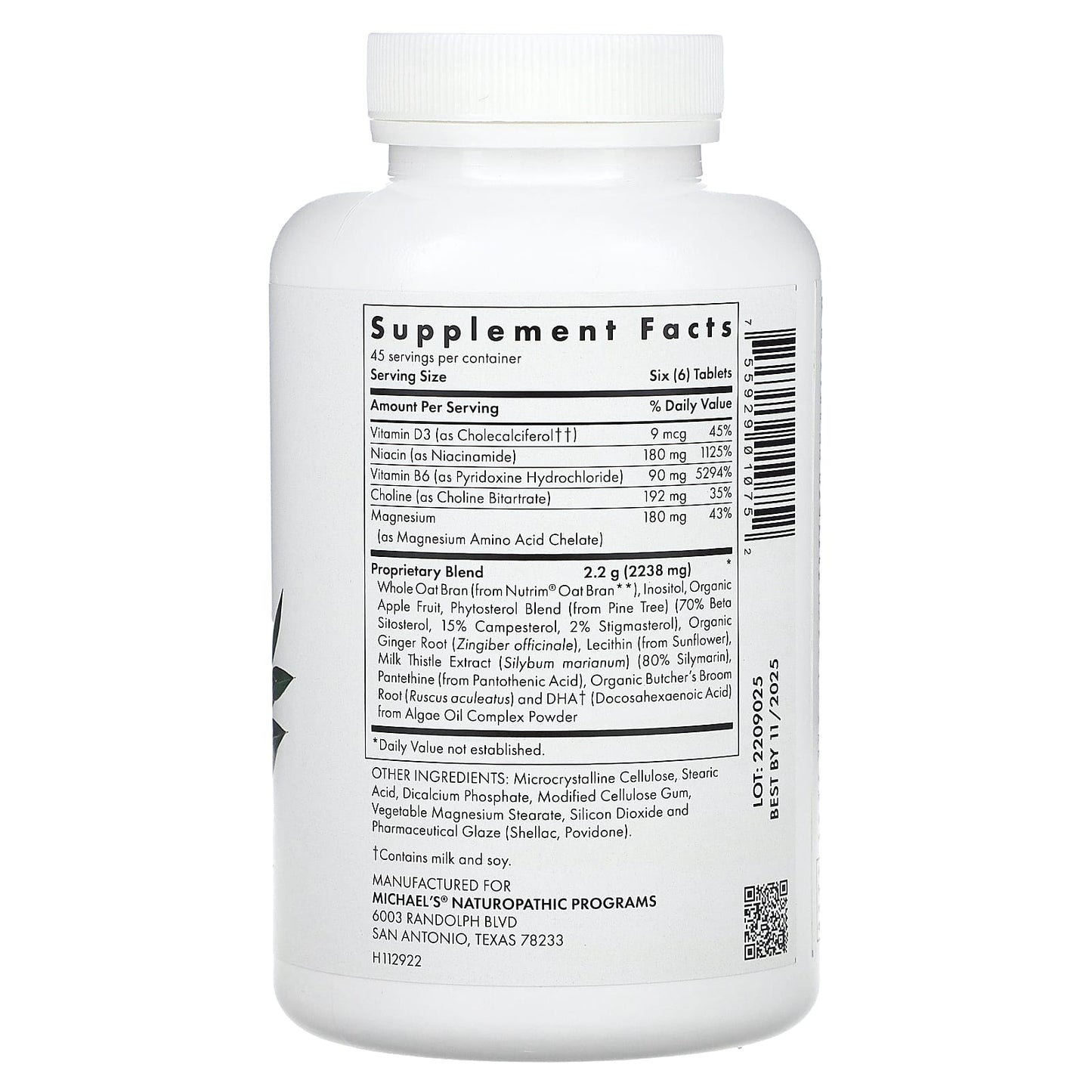 Michael's Health, Cholesterol Metabolism Factors, 270 Tablets - Image 2