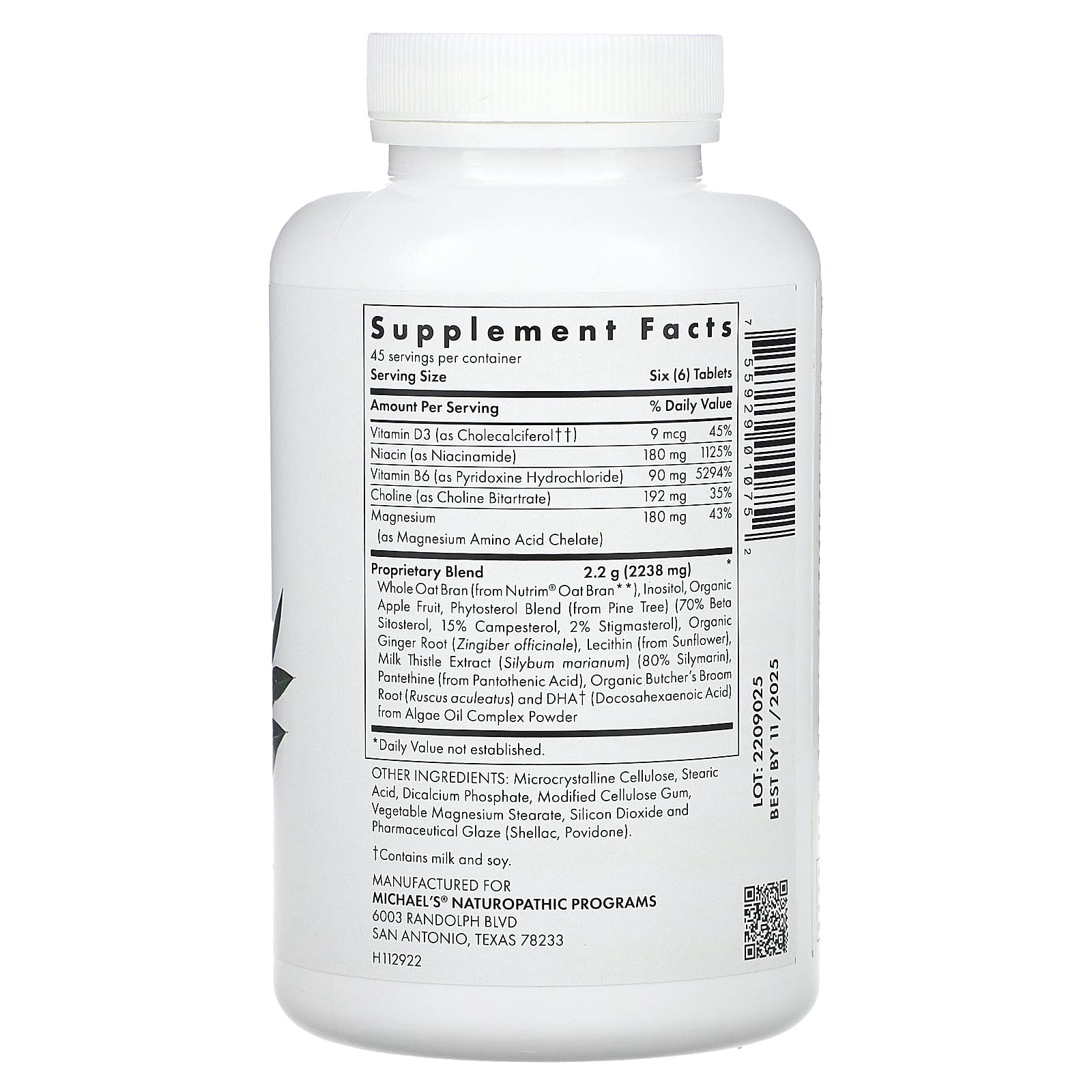 Michael's Health, Cholesterol Metabolism Factors, 270 Tablets - Image 2