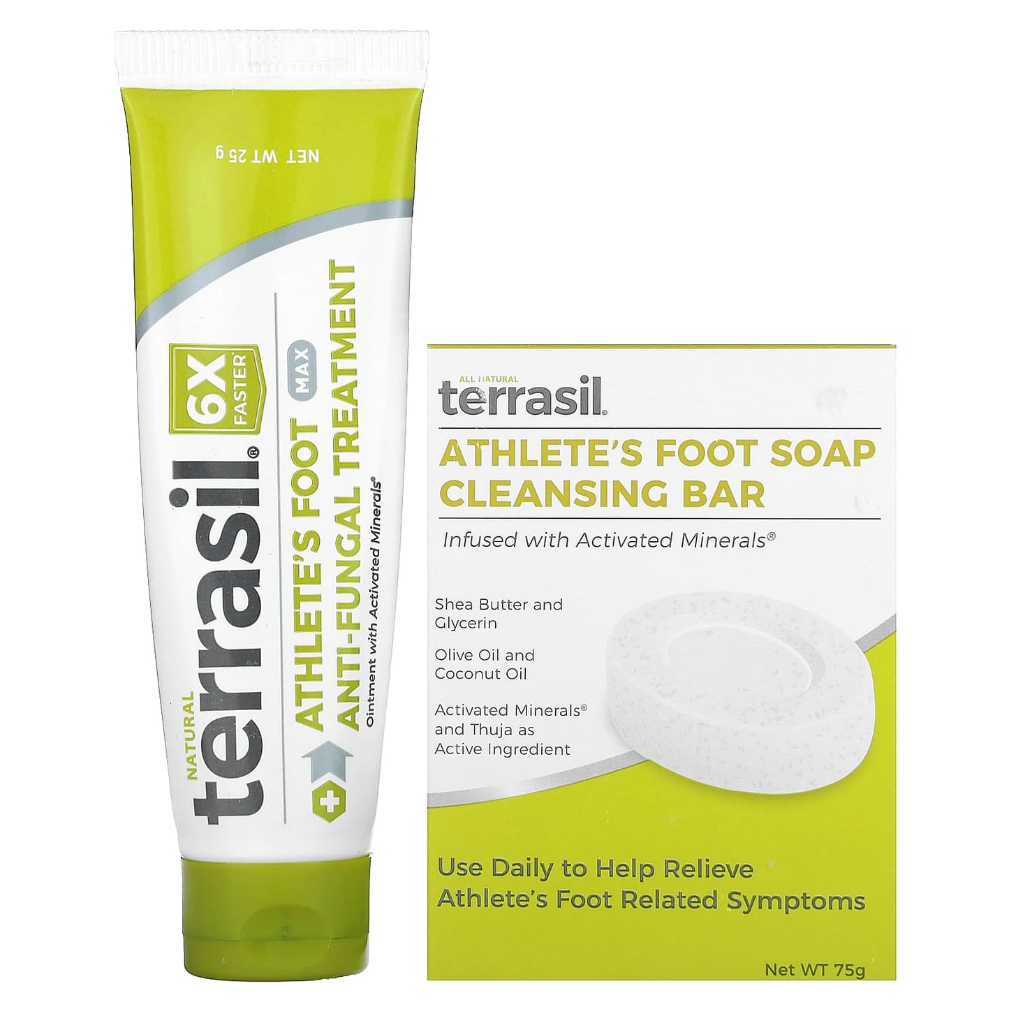 Terrasil, Athlete's Foot Anti-Fungal Kit, 2 Piece Kit - Image 1