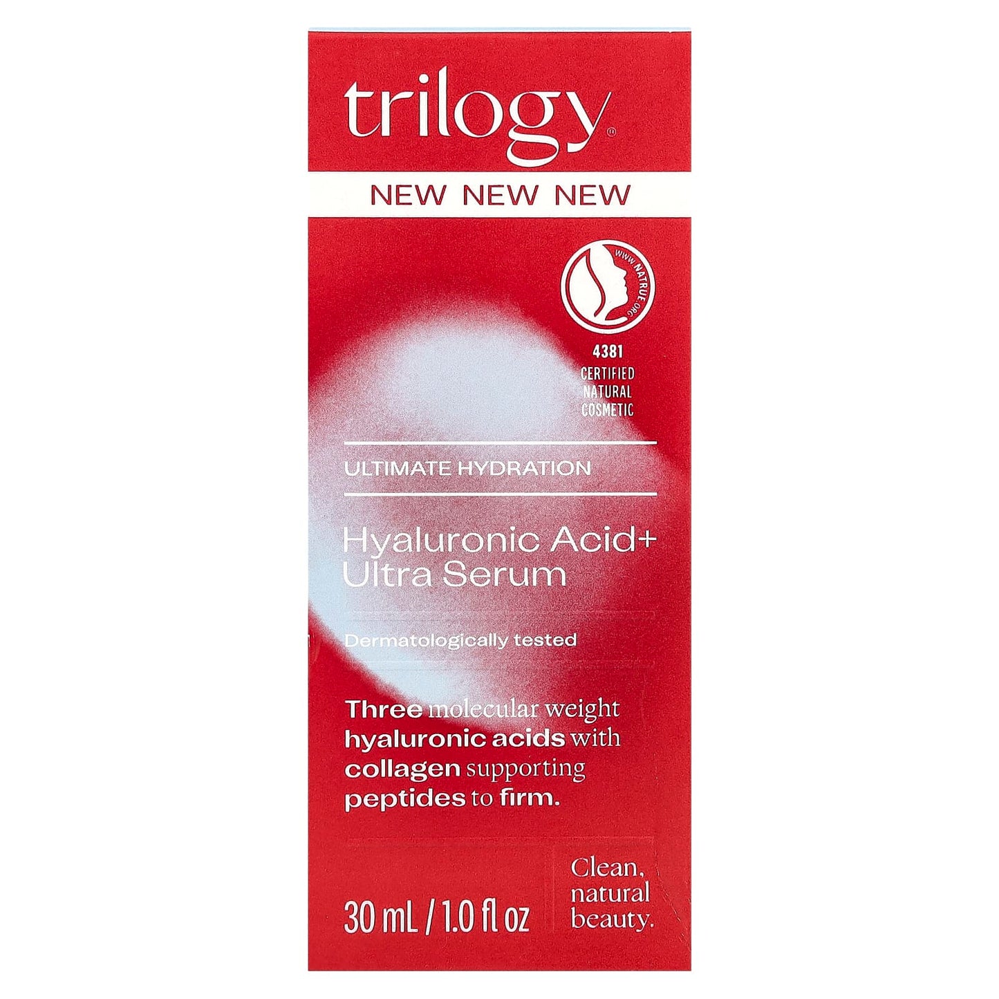 Trilogy, Hyaluronic Acid + Ultra Serum, 1 fl oz (30 ml) - Image 2