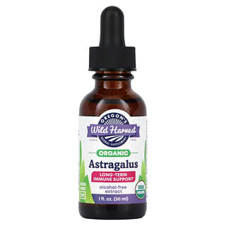 Oregon's Wild Harvest Organic Astragalus Root Extract for Immune Support