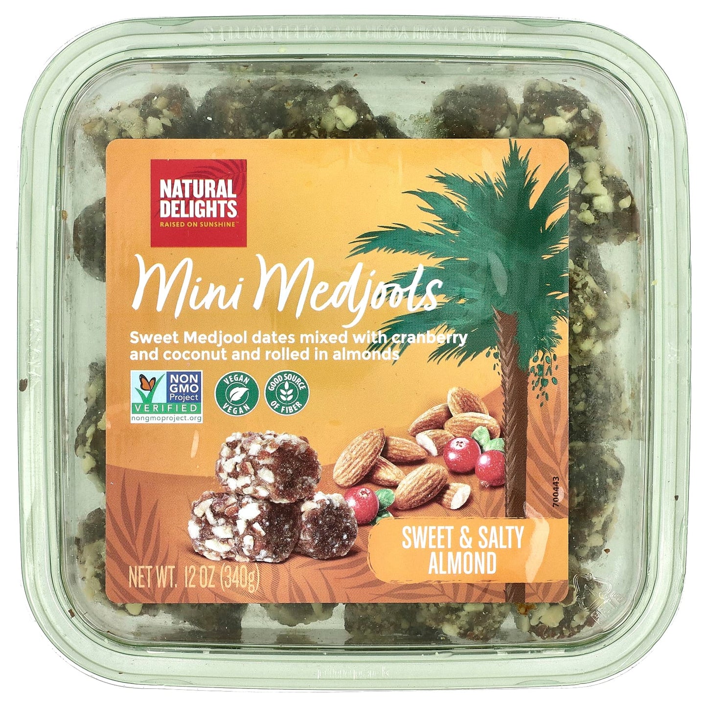 Natural Delights, Mini Medjools, Sweet & Salty Almond, 12 oz (340 g) - Image 1