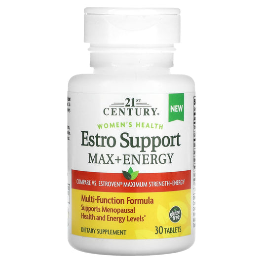 Women's Estro Support + Energy Dietary Supplement by 21st Century - Image 1
