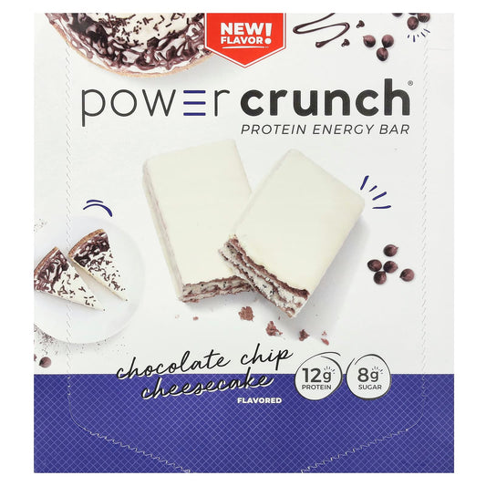 Crave-Worthy Chocolate Chip Cheesecake Protein Bars by BNRG - 12g Protein, 12 Count - Image 1