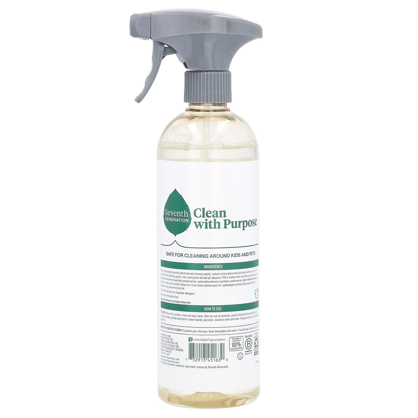 Seventh Generation, All Purpose Cleaner, Lemon Chamomile, 23 fl oz (680 ml) - Image 2