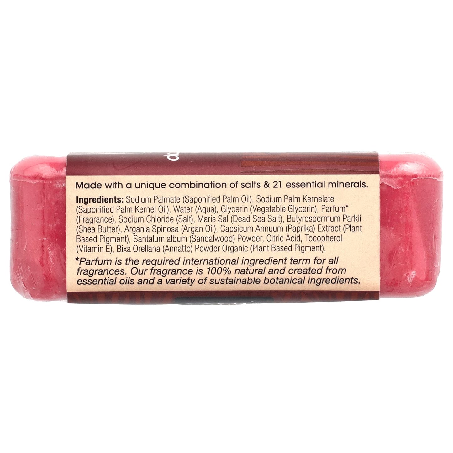One with Nature, Dead Sea Mineral Bar Soap, Sandalwood, 7 oz (198 g) - Image 2