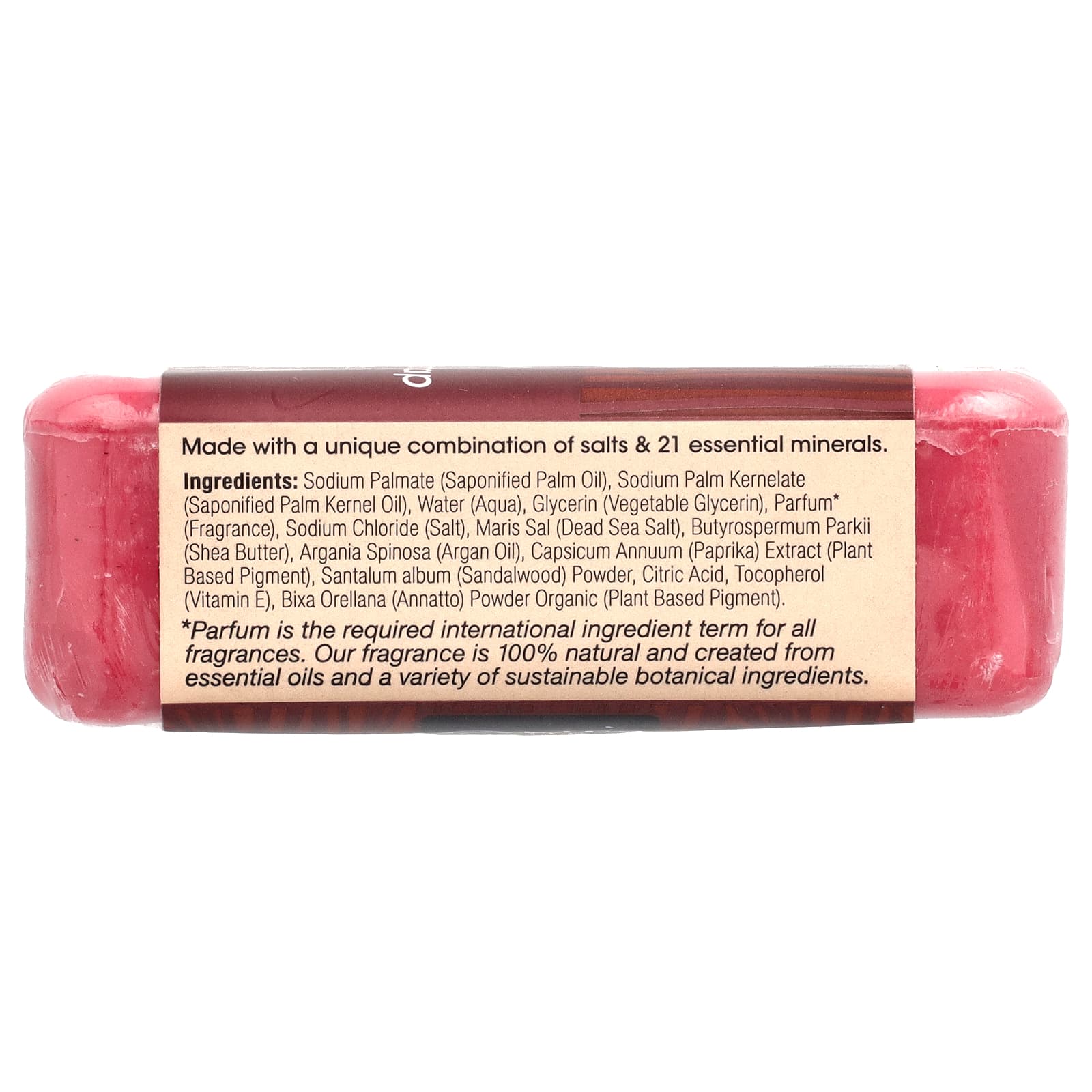 One with Nature, Dead Sea Mineral Bar Soap, Sandalwood, 7 oz (198 g) - Image 2
