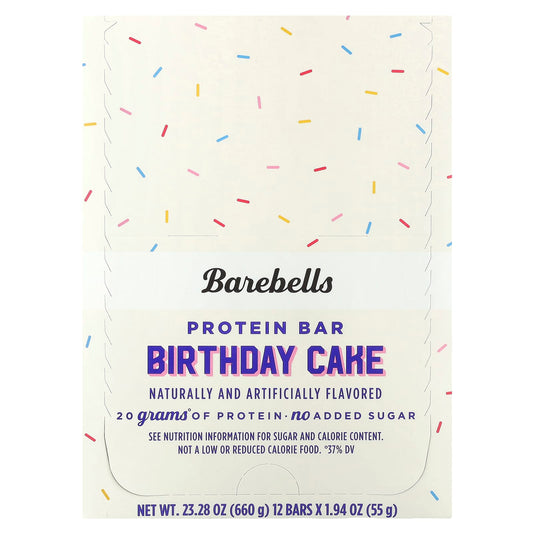 Birthday Cake Protein Bars | 12 Count | Barebells - Image 1