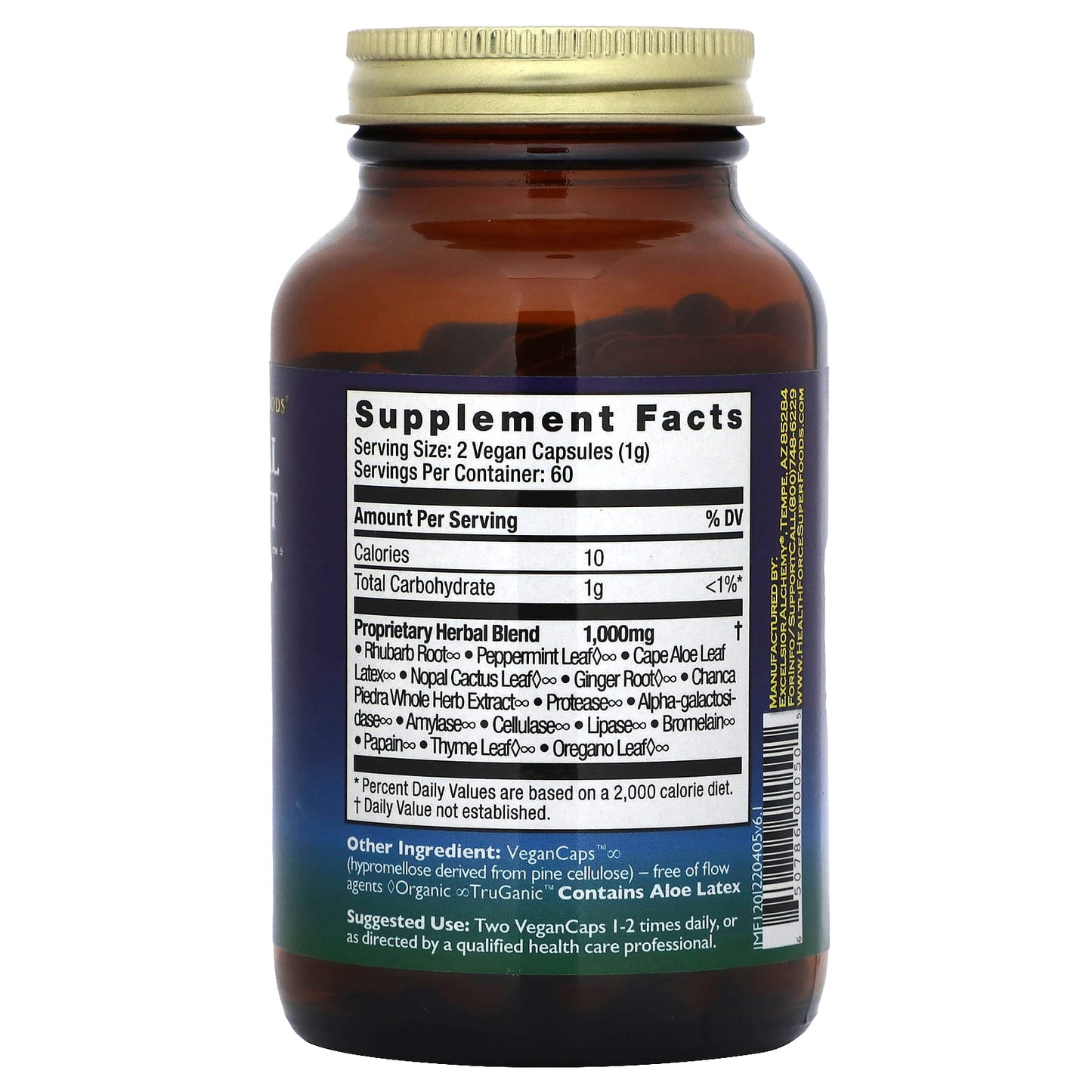 HealthForce Superfoods: Intestinal Movement Formula for Vegan Gut Health - Image 2