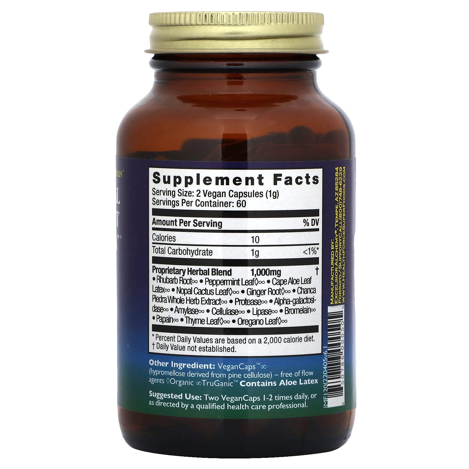 HealthForce Superfoods: Intestinal Movement Formula for Vegan Gut Health - Image 2