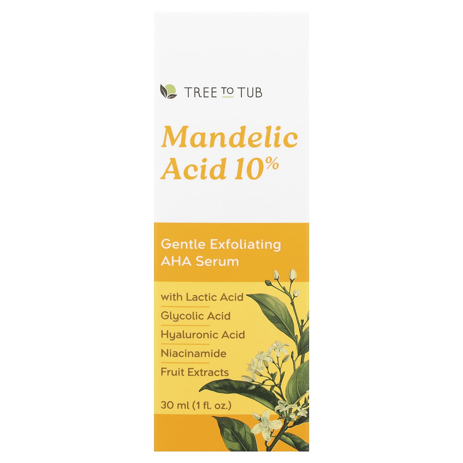 Tree To Tub, Mandelic Acid 10%, 1 fl oz (30 ml) - Image 2