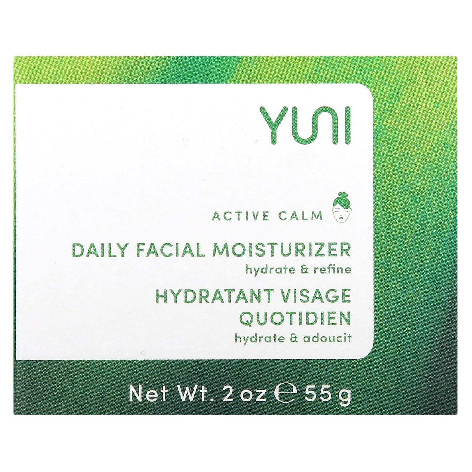 Yuni Beauty, Active Calm, Daily Facial Moisturizer, 2 oz (55 g) - Image 2