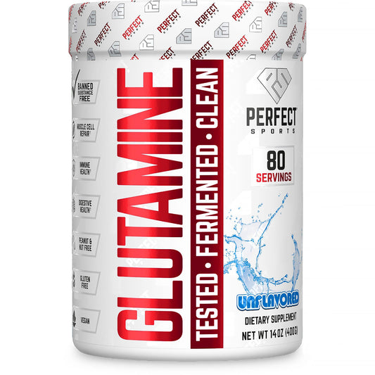 PERFECT Sports, Core Series, Pure Glutamine, Unflavored, 14 oz (400 g) - Image 1