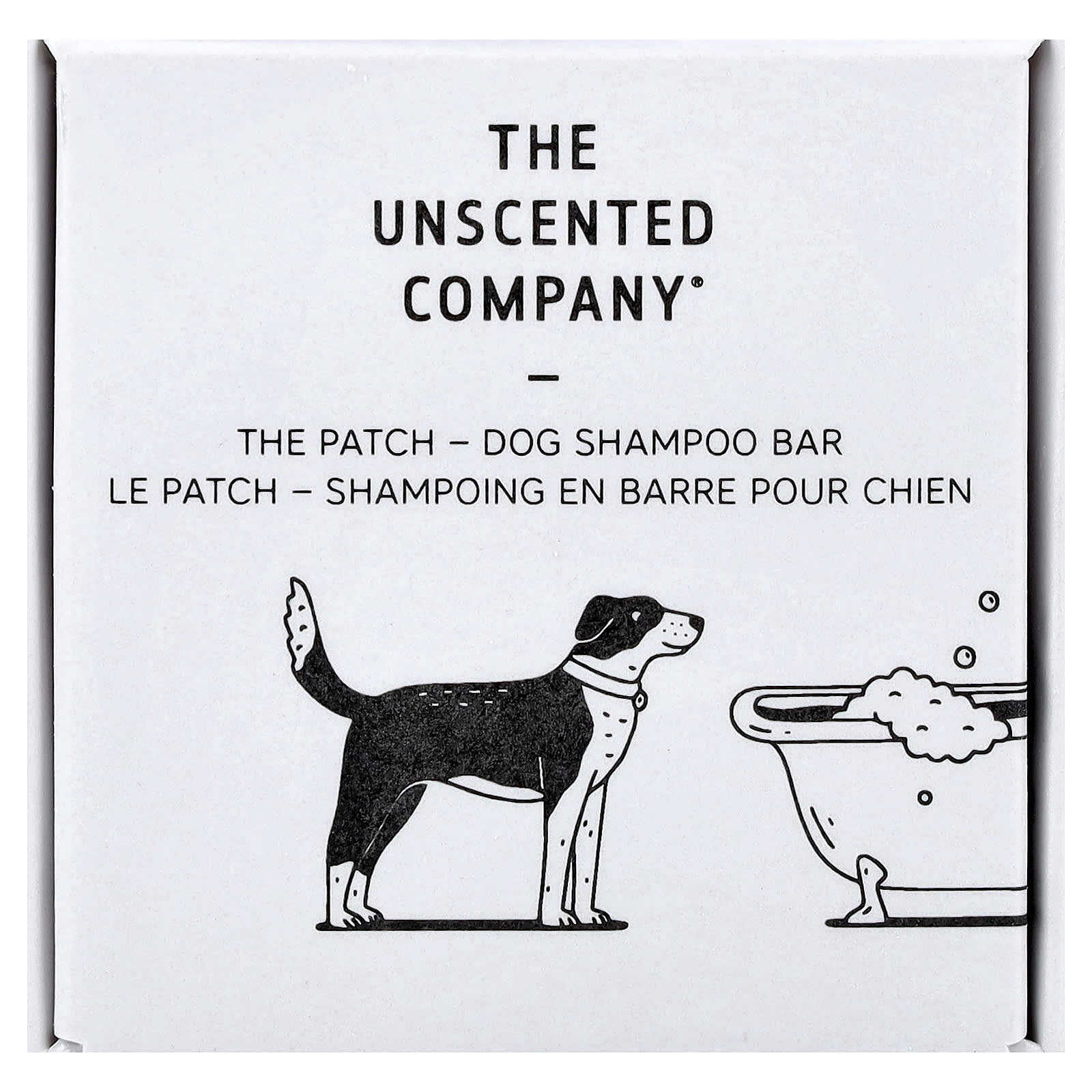 The Unscented Company, The Patch, Dog Shampoo Bar , 1 Bar - Image 1