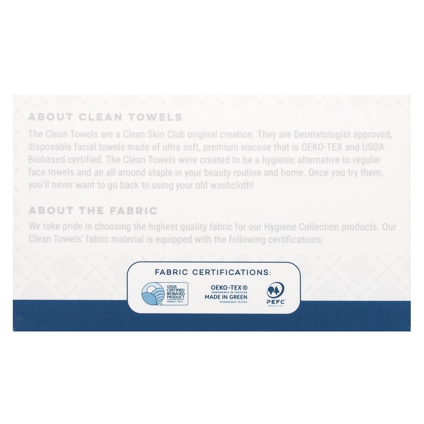 Disposable Facial Towels by Clean Skin Club - 25 Count - Image 2