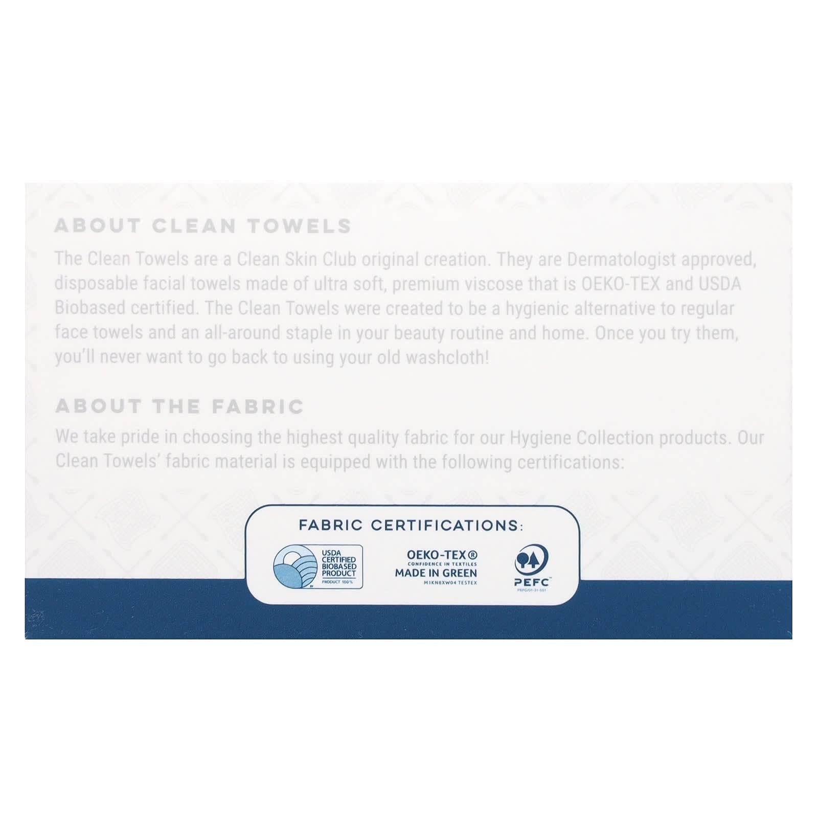 Disposable Facial Towels by Clean Skin Club - 25 Count - Image 2