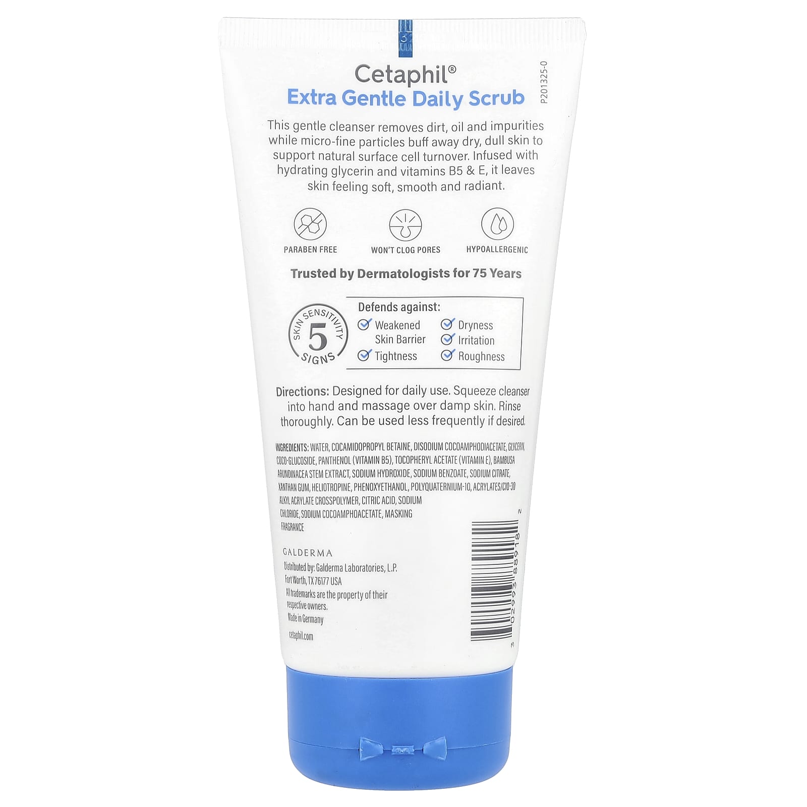 Cetaphil Extra Gentle Daily Scrub for Sensitive Skin, 6 fl oz - Image 2