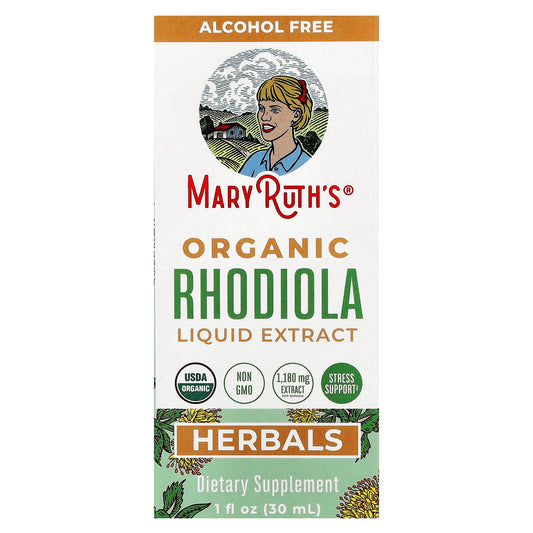 MaryRuth's, Organic Rhodiola Liquid Extract, 1 fl oz (30 ml) - Image 1