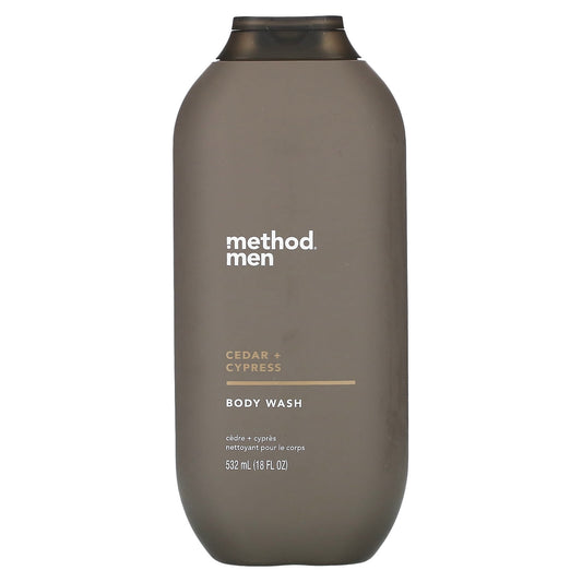 Method, Men, Body Wash, Cedar + Cypress, 18 fl oz (532 ml) - Image 1