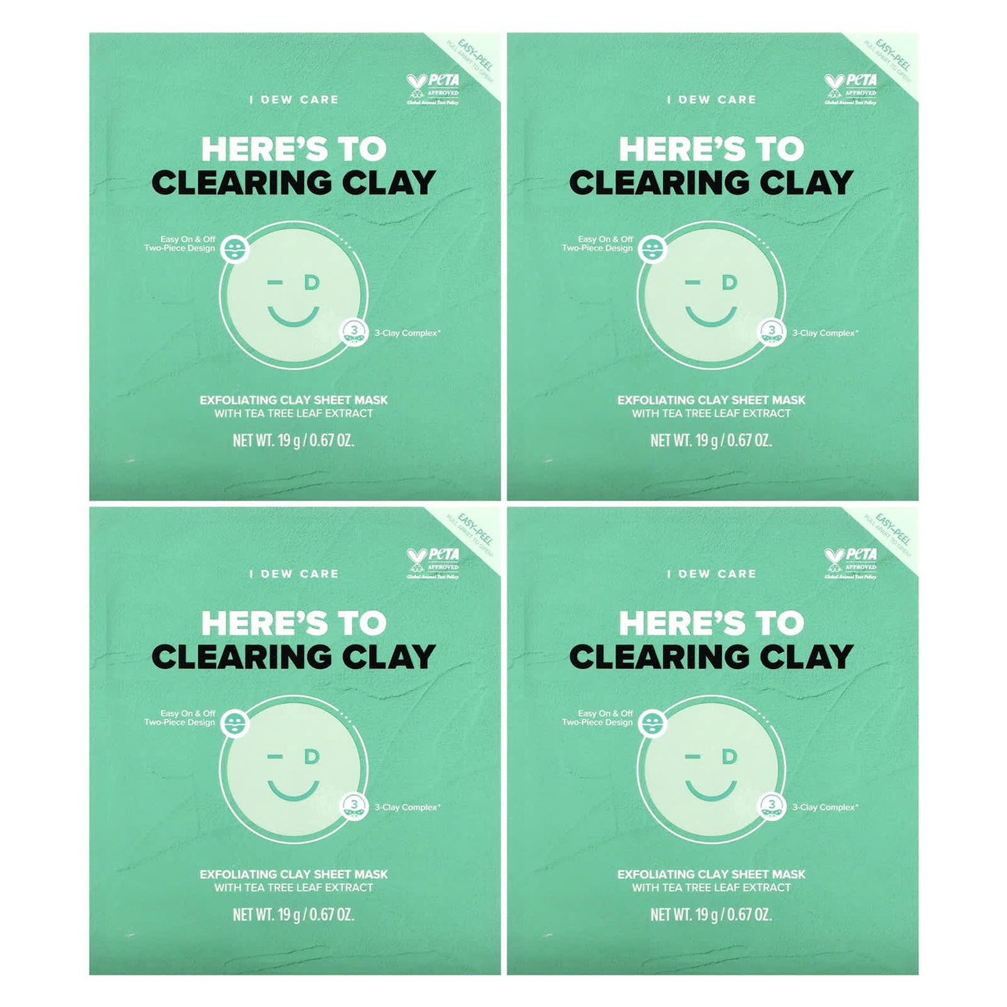 Clear Skin Guaranteed: I Dew Care 3-Clay Exfoliating Mask - Image 1