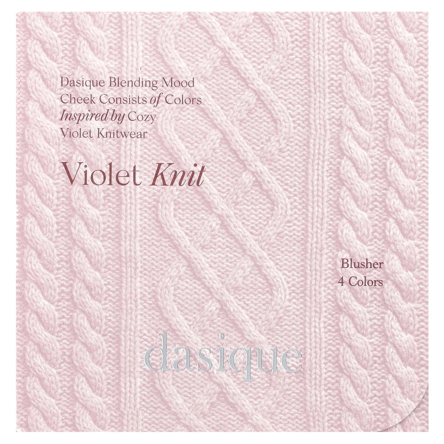 Dasique Blending Mood Cheek Palette - Violet Knit Inspiration - Image 2
