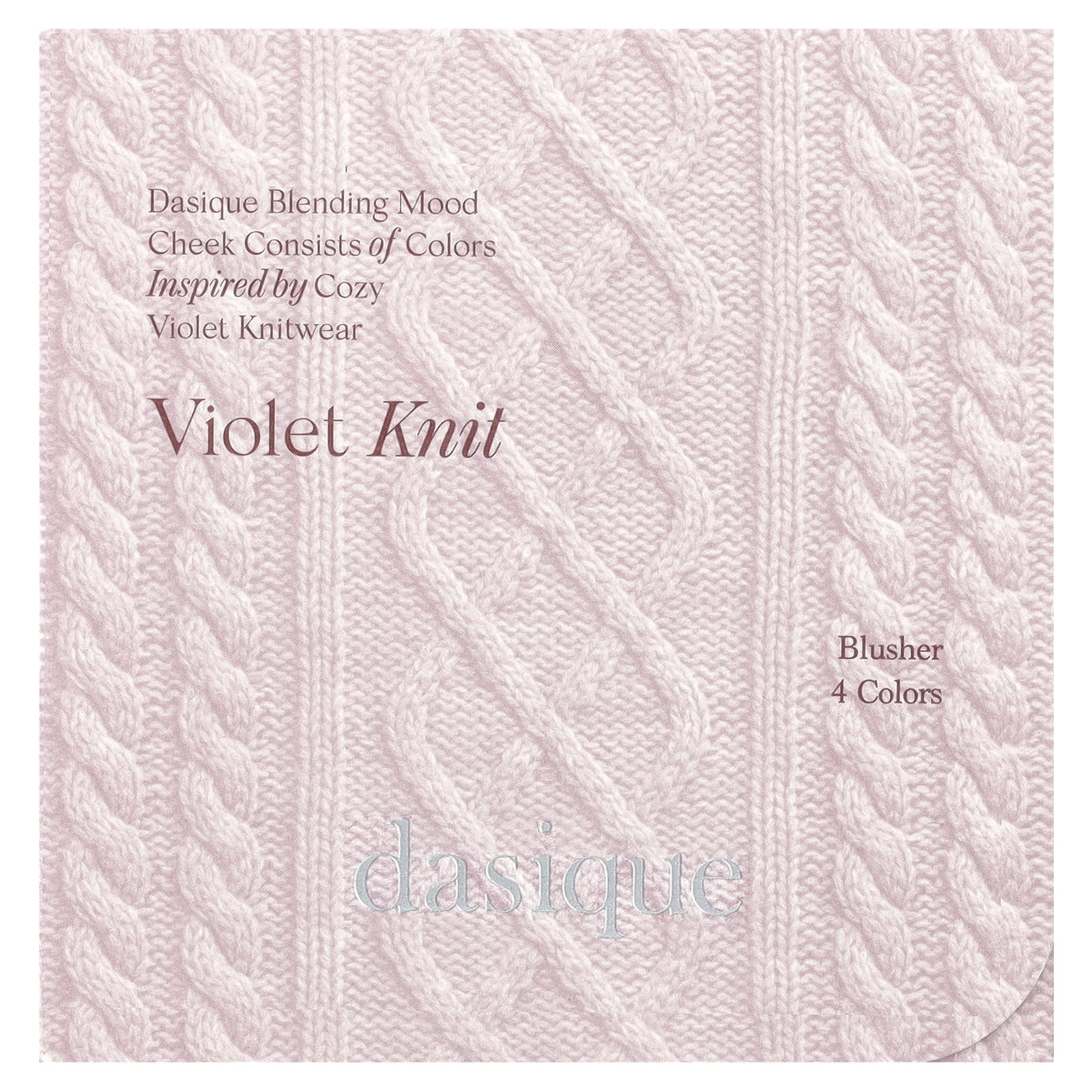 Dasique Blending Mood Cheek Palette - Violet Knit Inspiration - Image 2